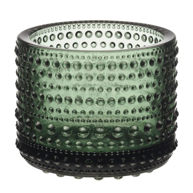 Kastehelmi tealight candleholder by Iittala #64 mm, pine green #