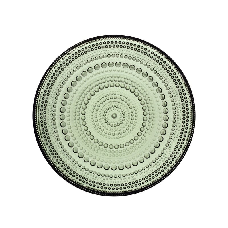 Kastehelmi plate by Iittala #170 mm, pine green #