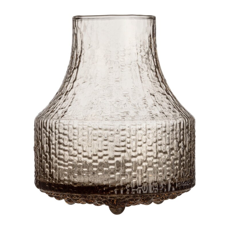 Ultima Thule glass vase by Iittala #82 x 97 mm, linen #