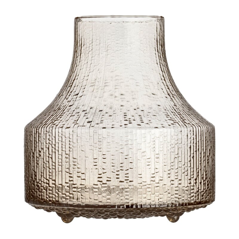 Ultima Thule glass vase by Iittala #180 x 192 mm, linen #