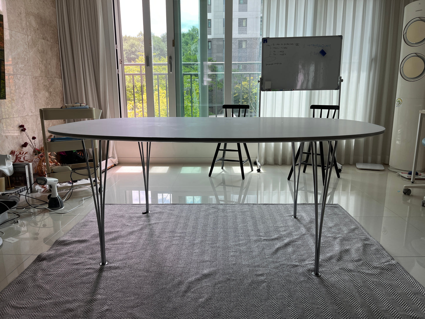 (Used/상태좋음) SUPERELLIPSE™ - B613, Dining Table, 180 x 120 cm (Table Height - 72 cm)