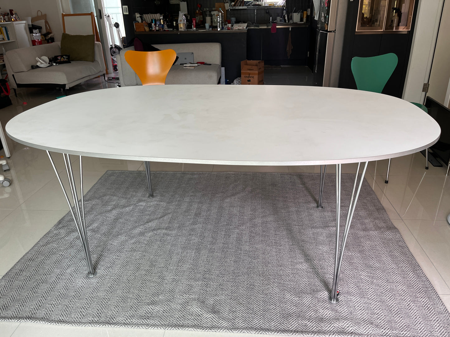 (Used/상태좋음) SUPERELLIPSE™ - B613, Dining Table, 180 x 120 cm (Table Height - 72 cm)