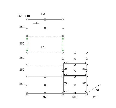 2x5 이동식 옷장 [W(750+500)XD350XH(350+250+250+350+350)]