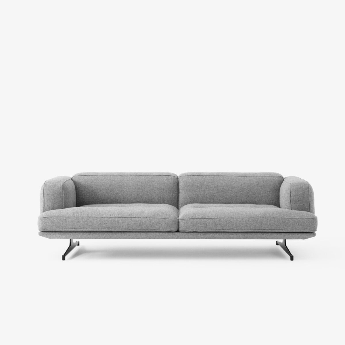 Inland Av23 - Upholstered Sofa by &Tradition #Hallingdal 130 / Warm Black