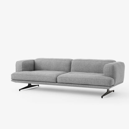 Inland Av23 - Upholstered Sofa by &Tradition #Hallingdal 130 / Warm Black