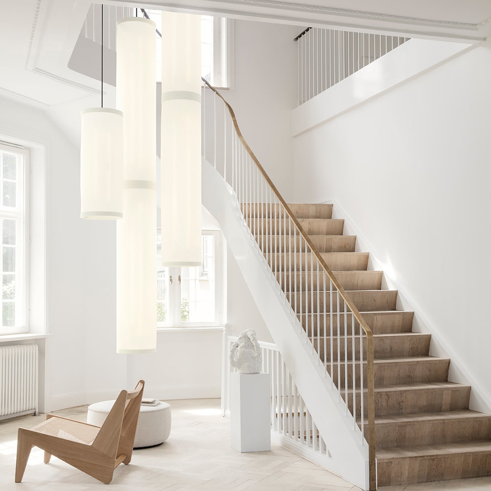 Suspension Lamp Isol 45/126 by Astep #Cream
