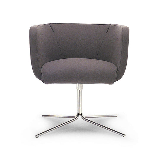 Jelly - Swivel Easy Chair With Removable Cover With 4-Spoke Base by Living Divani