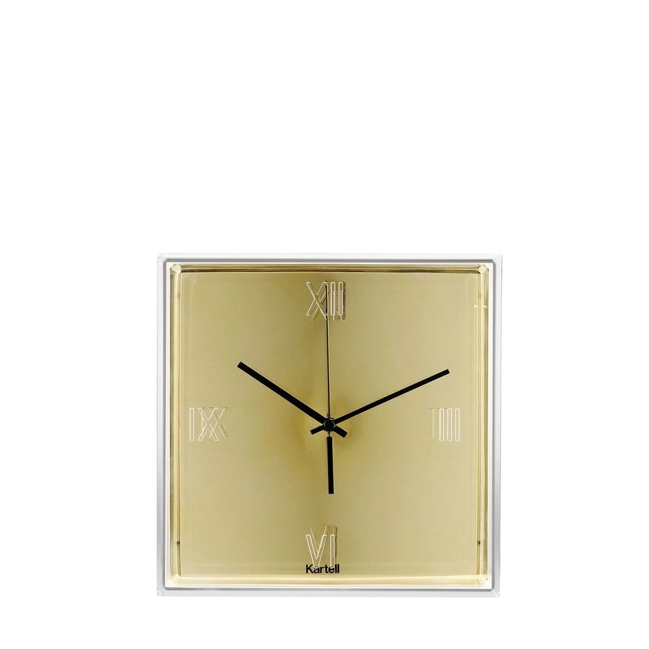 Tic&Tac Metal Wall Clock by Kartell #Gold