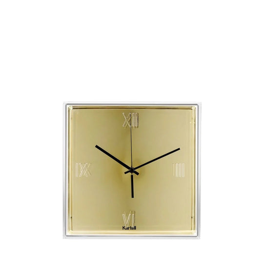 [해외재고] TIC&TAC METAL Wall Clock - Gold