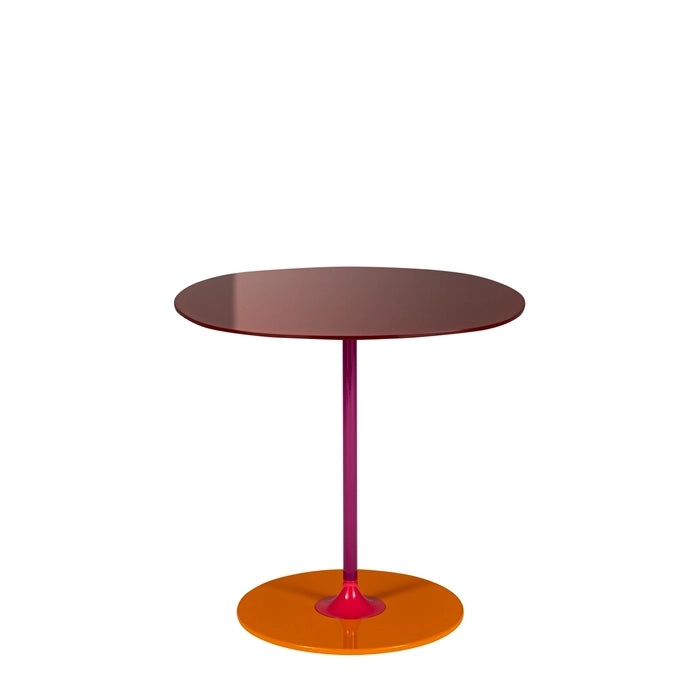 Thierry Circular Side Table by Kartell #BORDEAUX