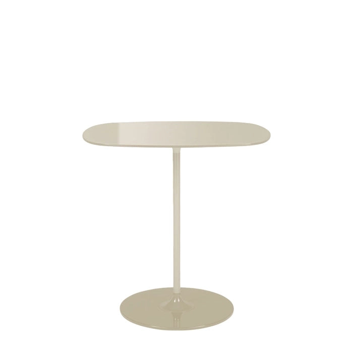 Thierry Rectangular Side Table by Kartell #WARM/BEIGE WHITE