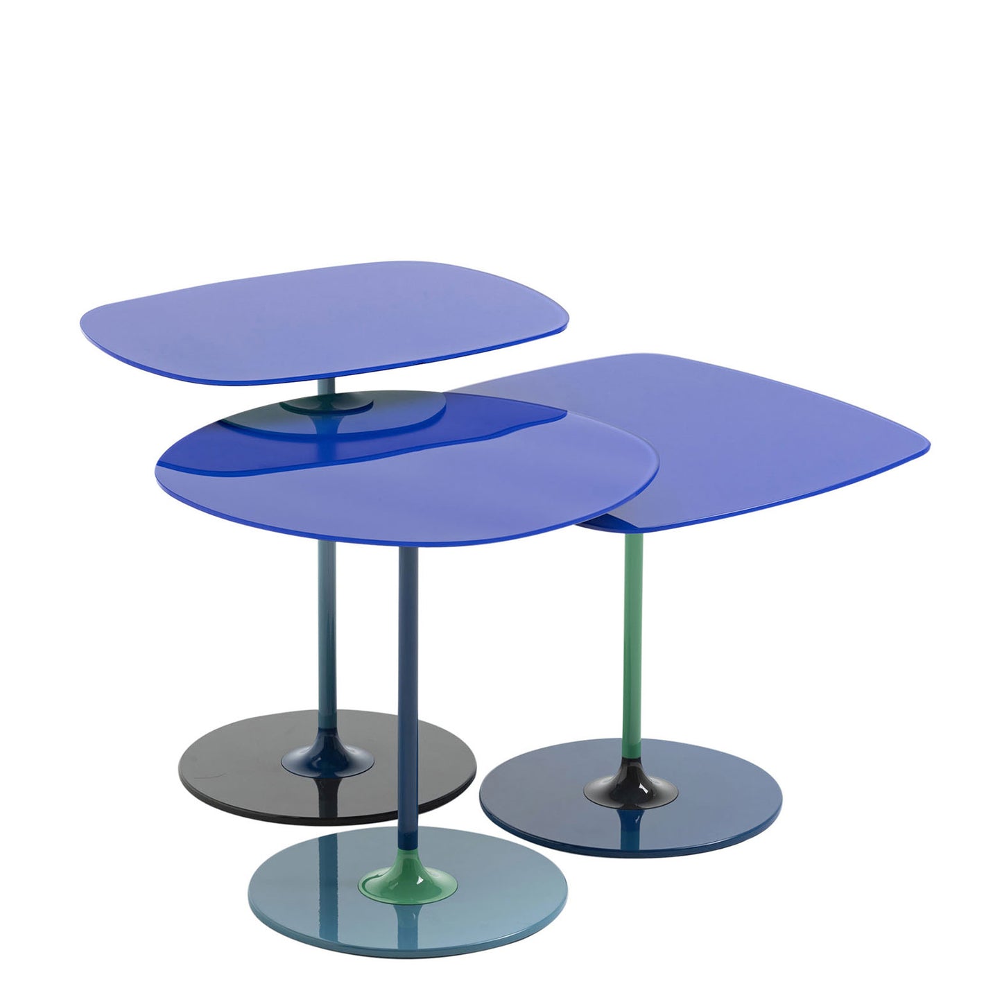 Thierry Side Table (Set Of 3) by Kartell #BLUE