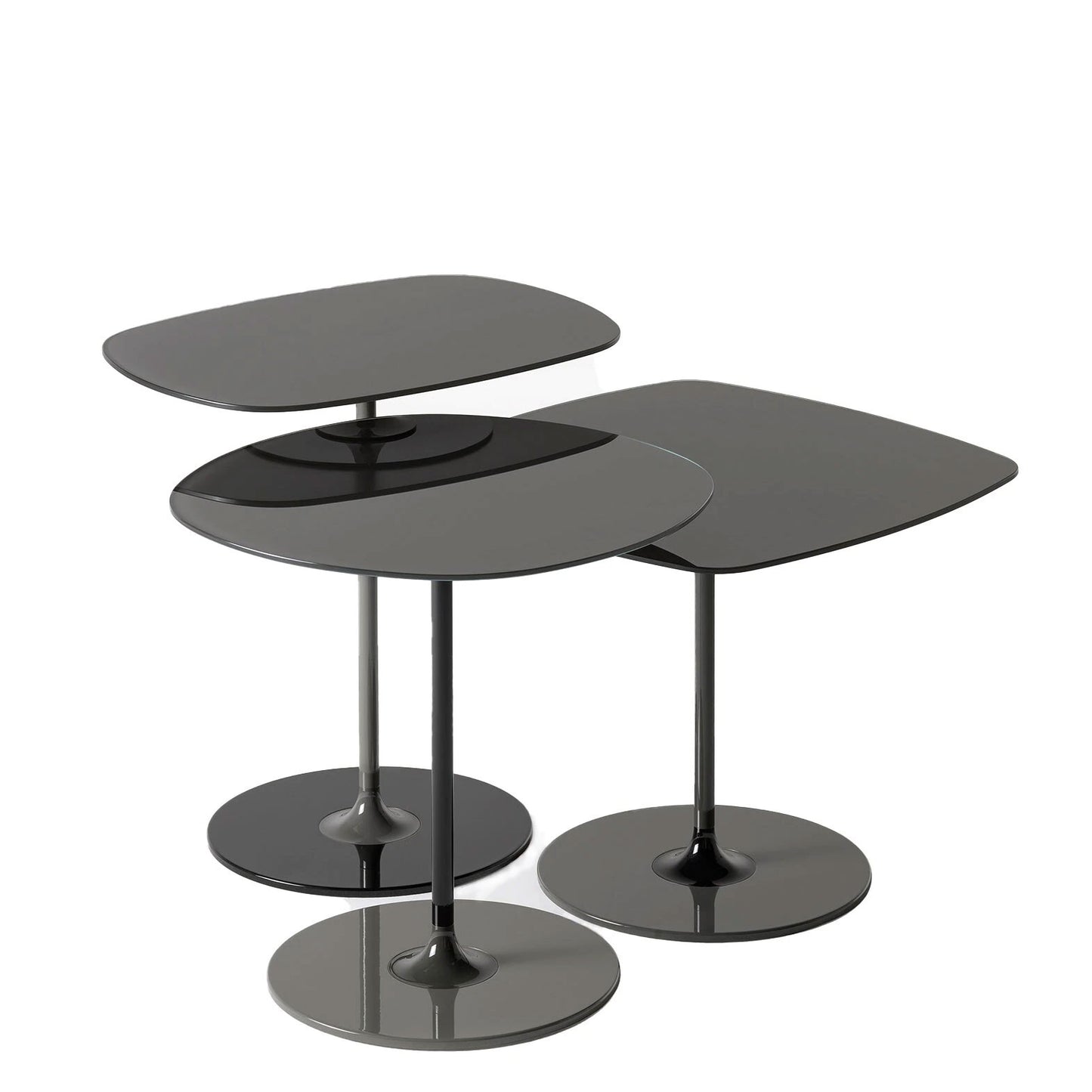 Thierry Side Table (Set Of 3) by Kartell #BLACK