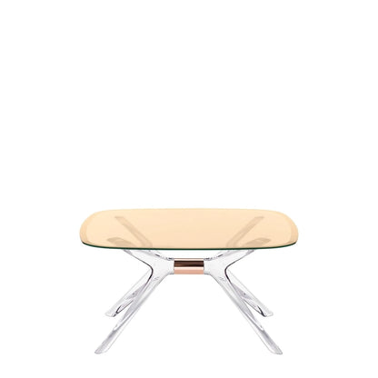 Blast Square Coffee Table by Kartell #BRONZE / CRYSTAL BRONZE DETAIL