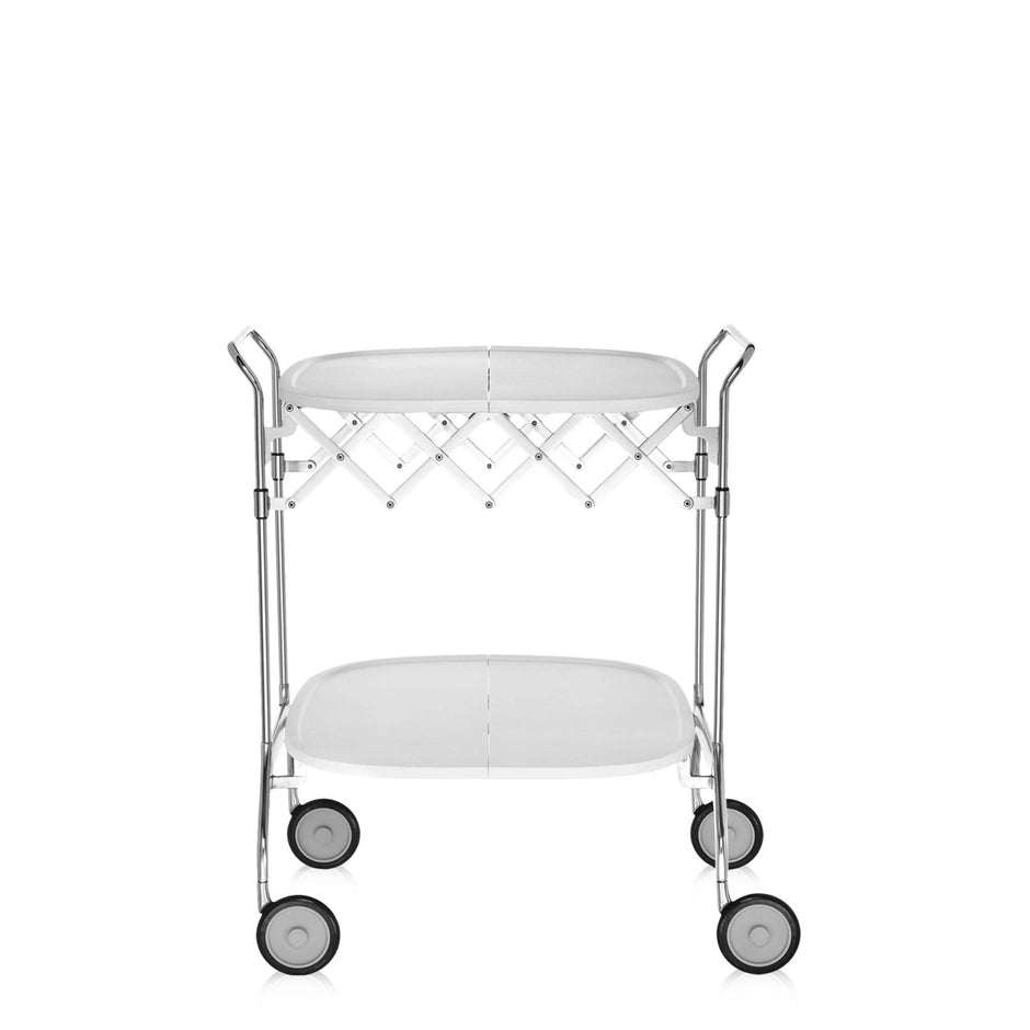 Gastone Trolley by Kartell #CREAM / CHROME