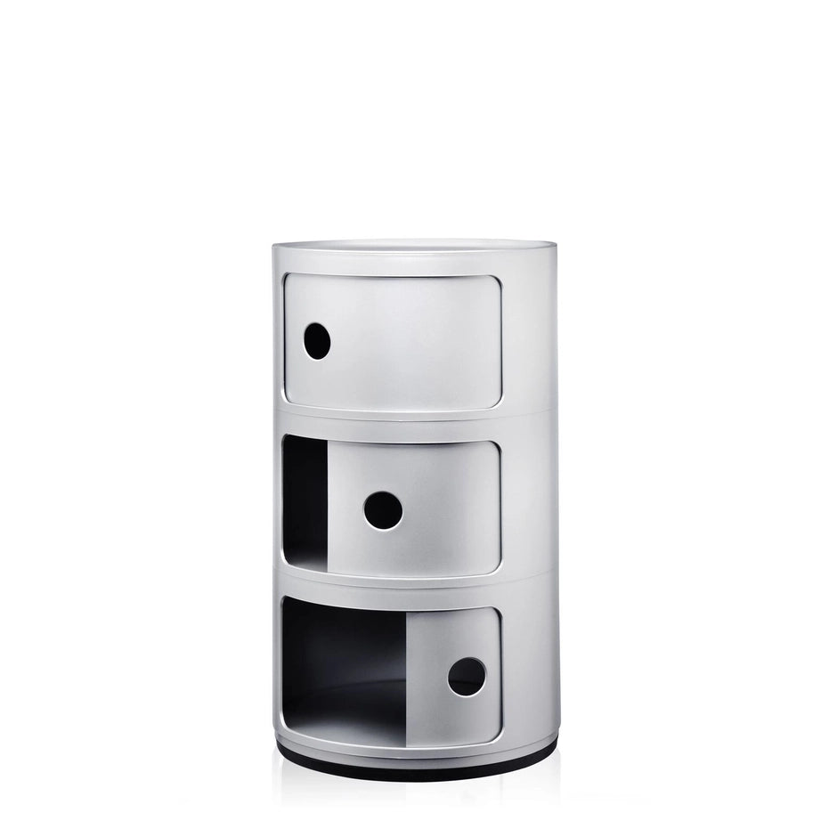 Componibili Classic (Ø32 X H58.5) by Kartell #SILVER