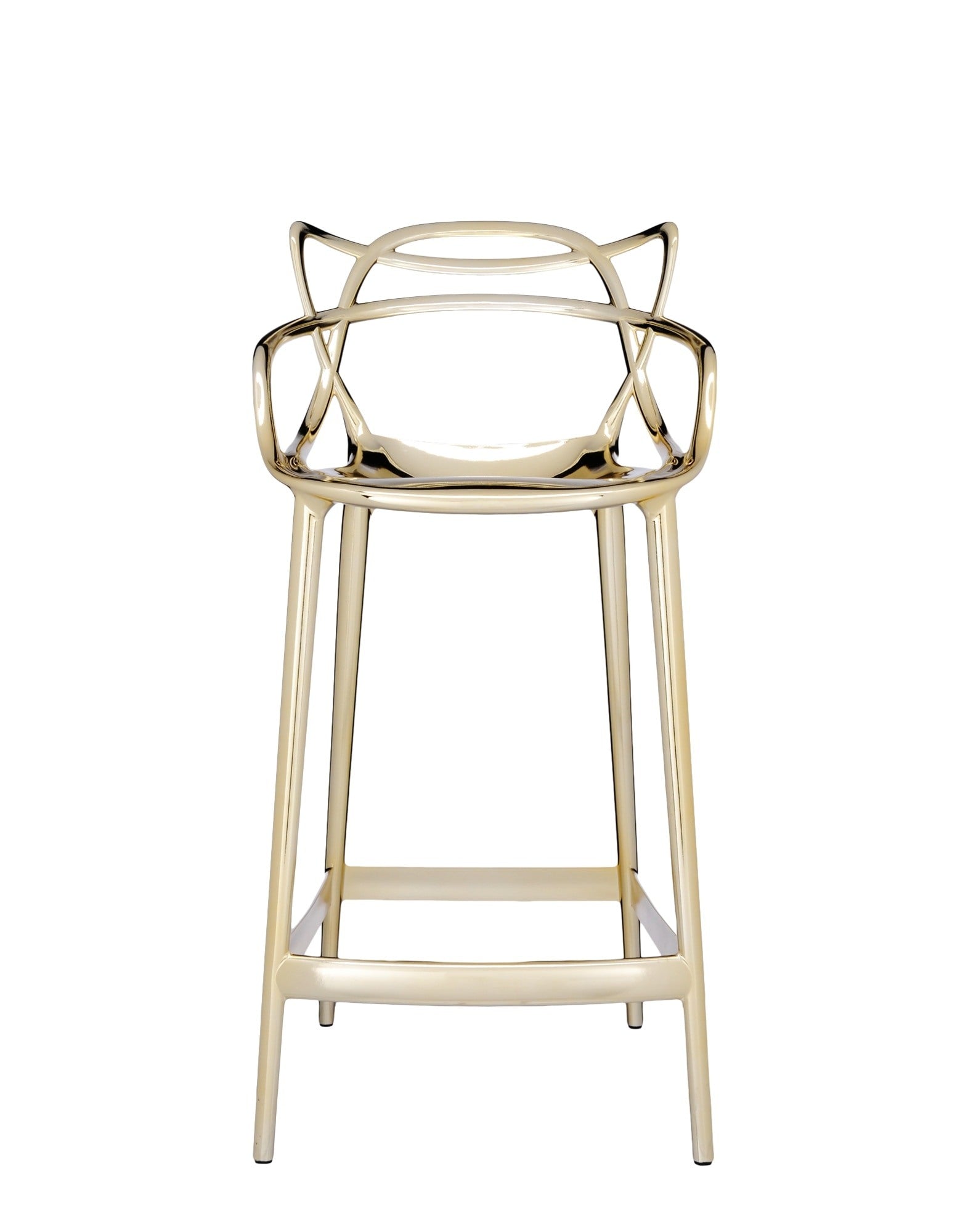 Masters Bar Stool by Kartell #GOLD/65 cm/