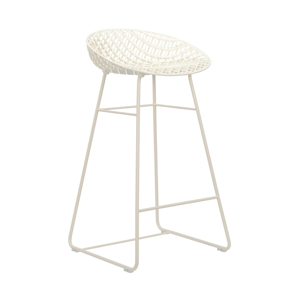 Smatrik Bar Stool by Kartell #WHITE/WHITE