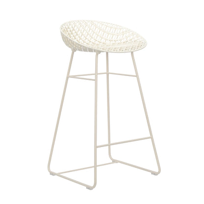 Smatrik Bar Stool by Kartell #WHITE/WHITE