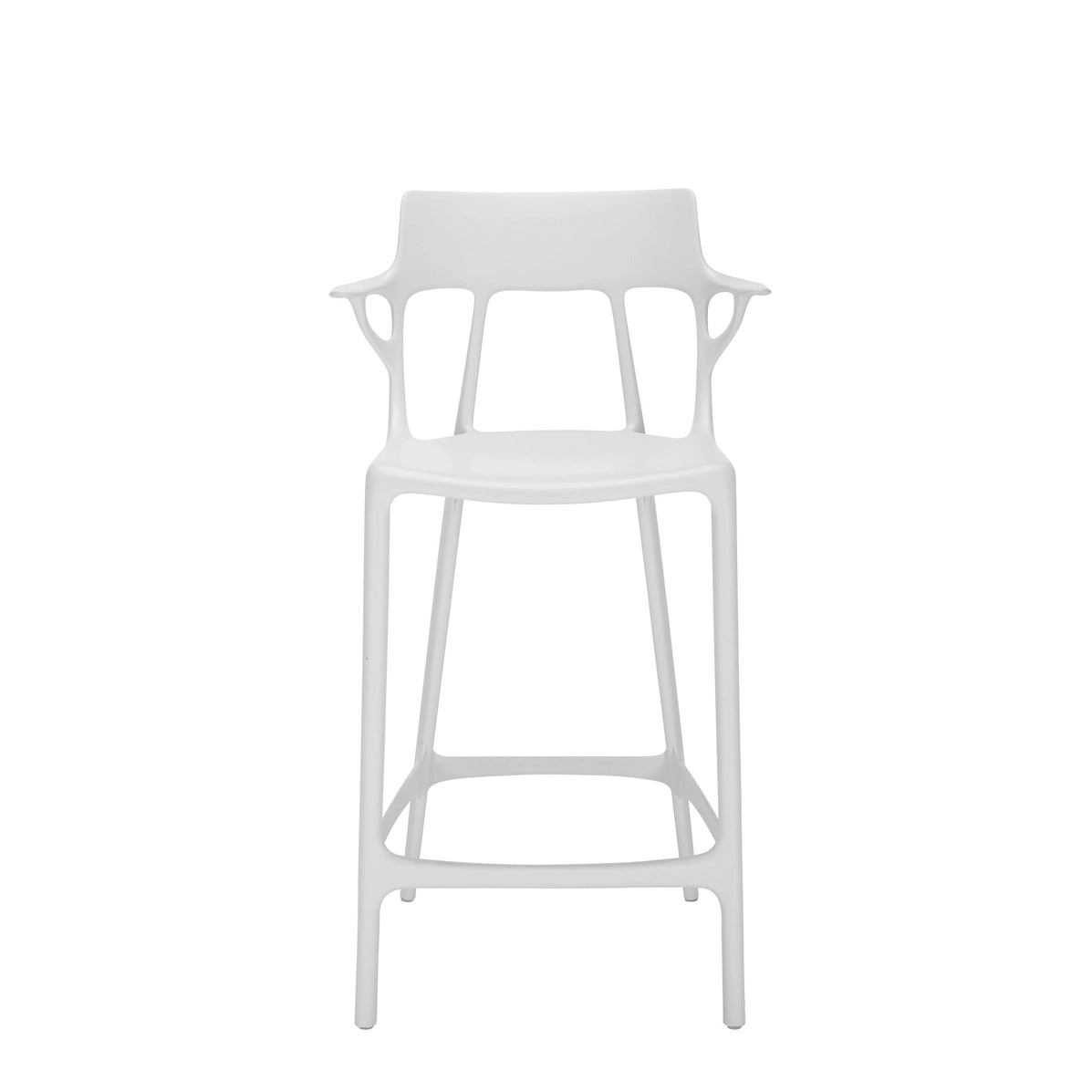 A.I. Bar Chair (Recycled) by Kartell #WHITE / 65 cm