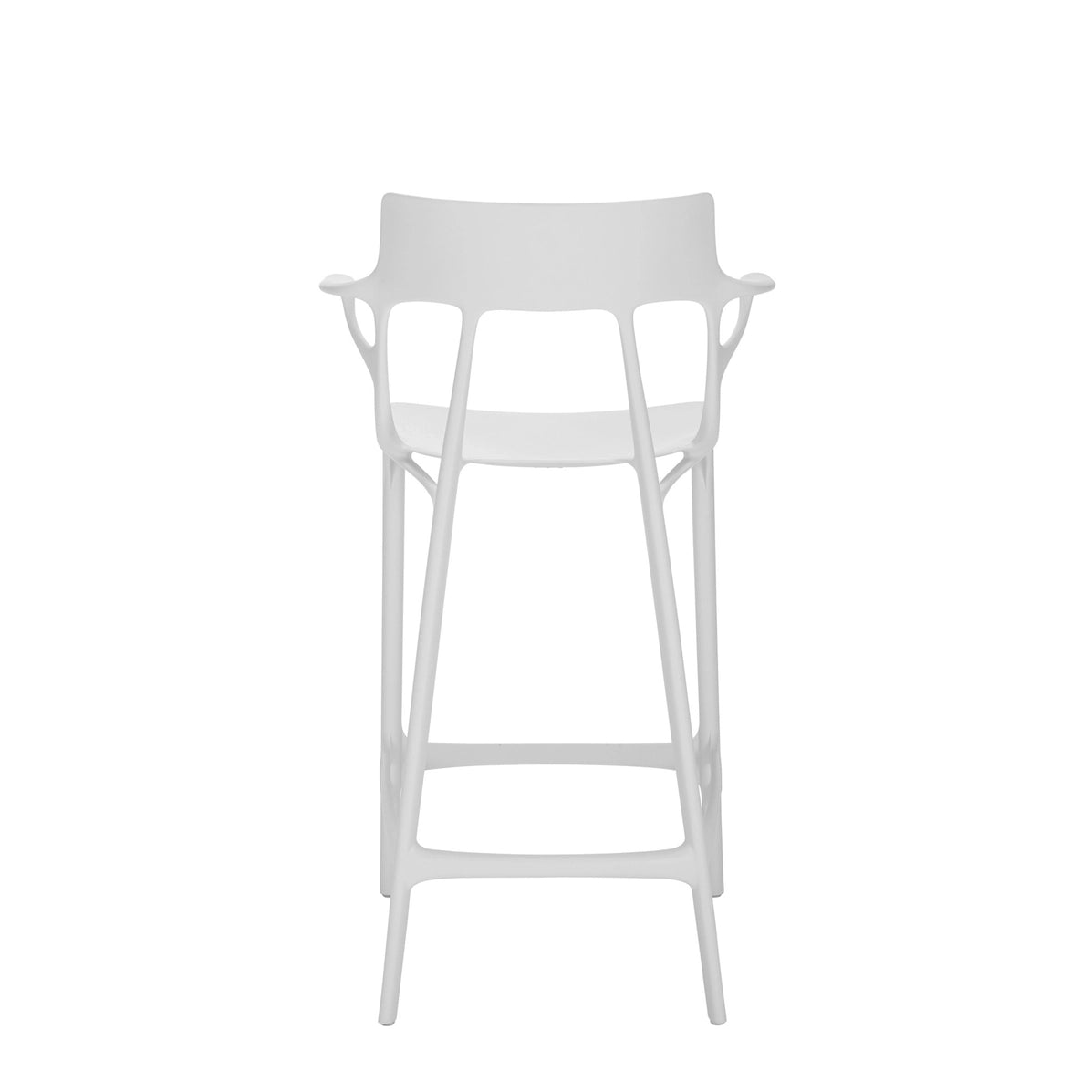 A.I. Bar Chair (Recycled) by Kartell #WHITE / 65 cm