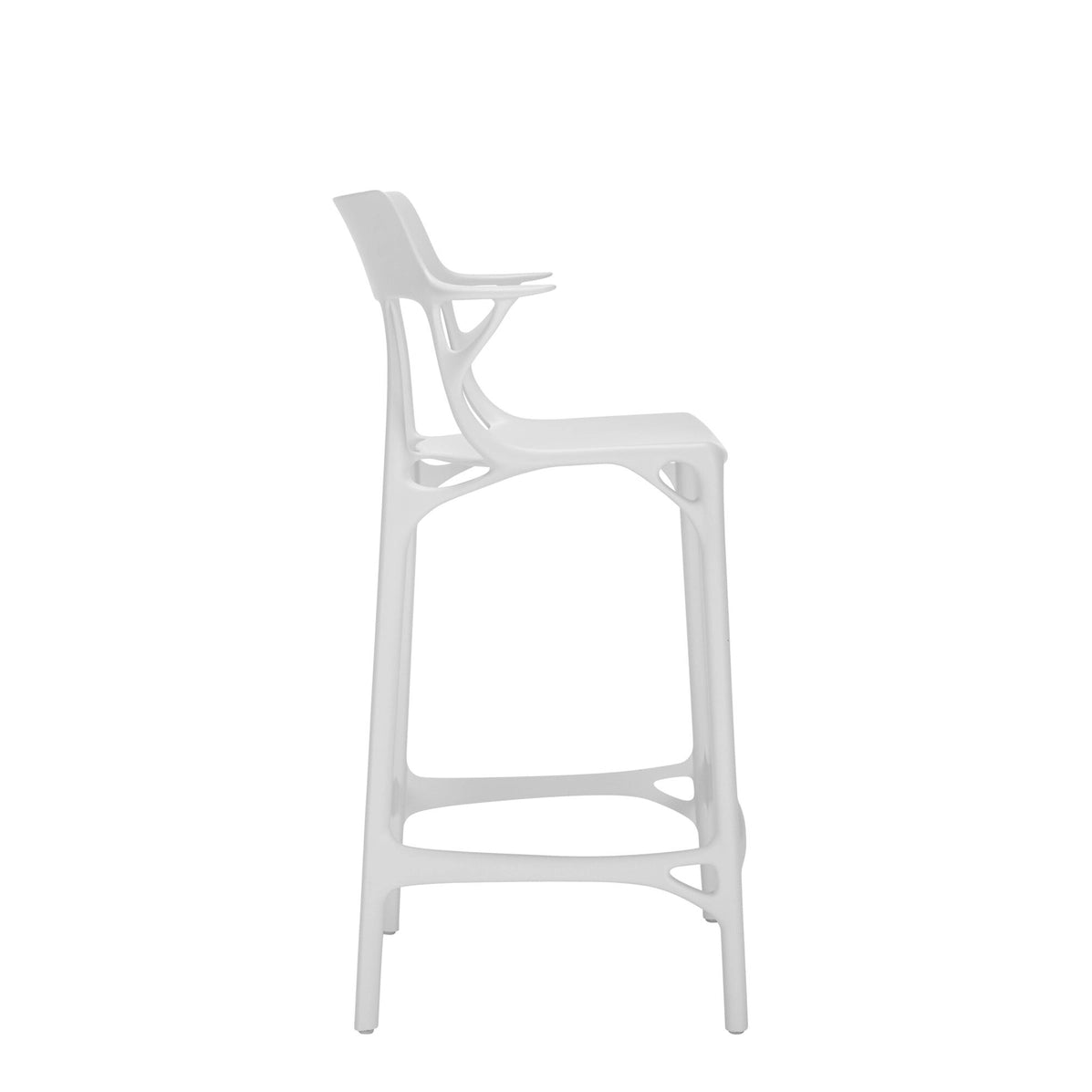 A.I. Bar Chair (Recycled) by Kartell #WHITE / 65 cm