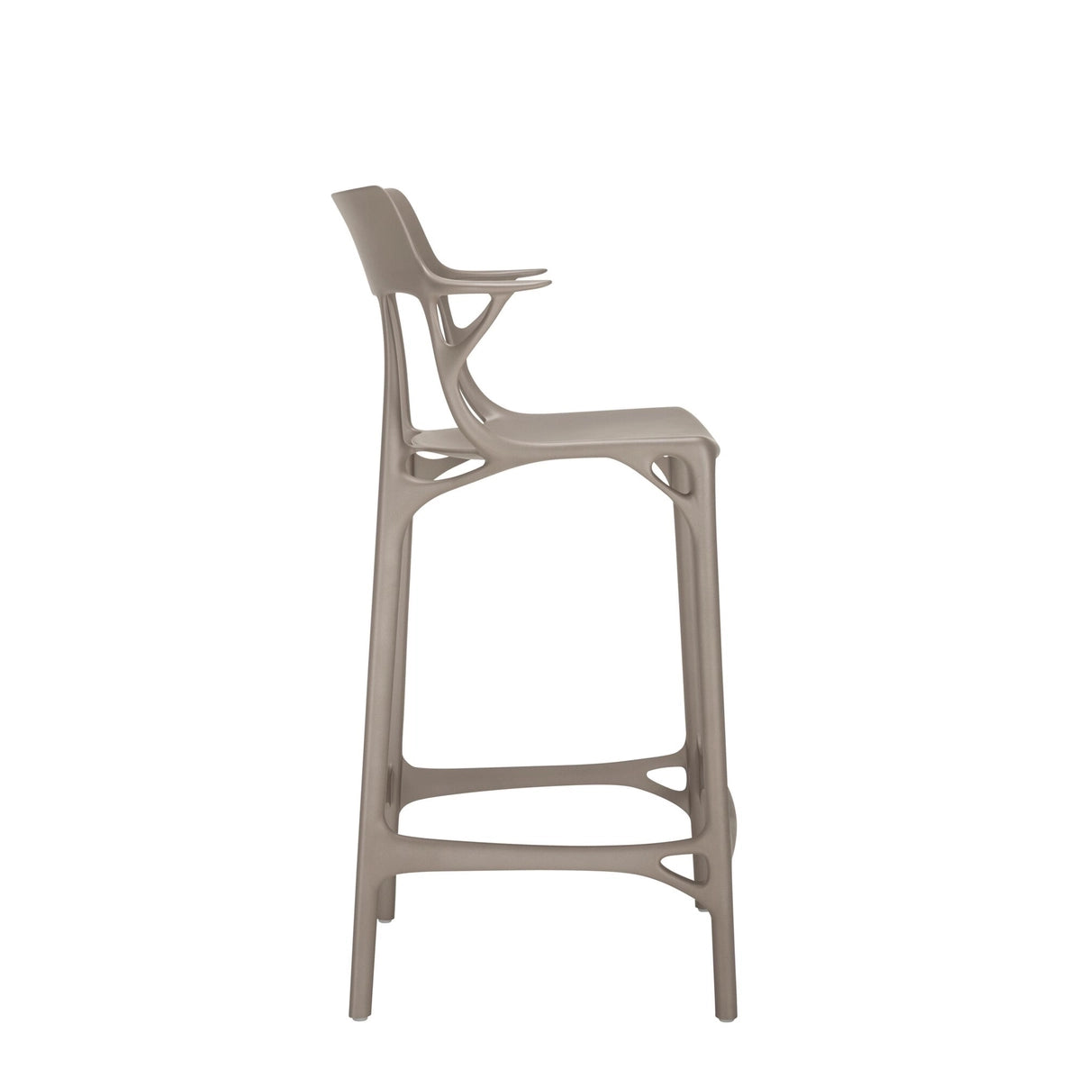 A.I. Bar Chair (Recycled) by Kartell #GREY / 65 cm