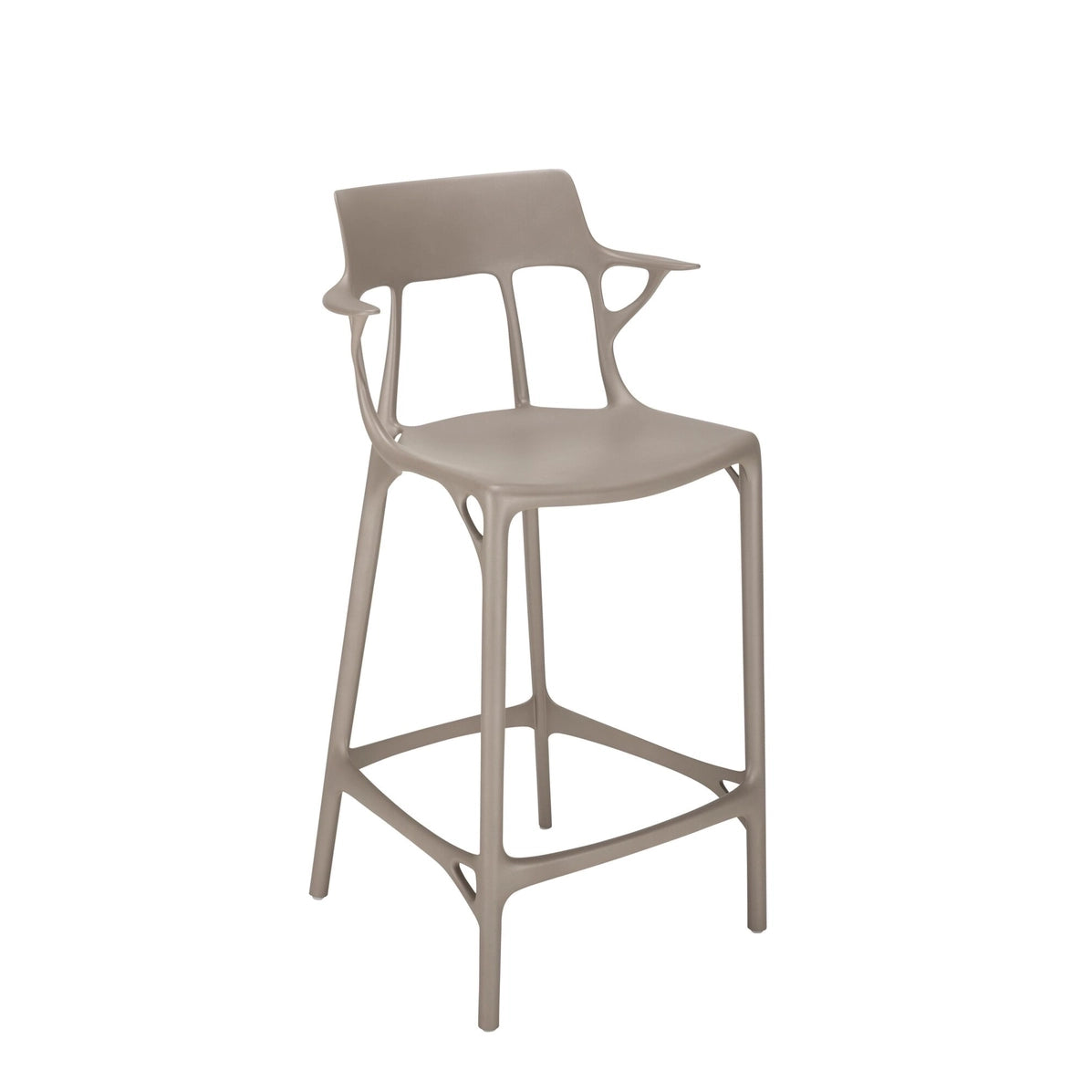 A.I. Bar Chair (Recycled) by Kartell #GREY / 65 cm