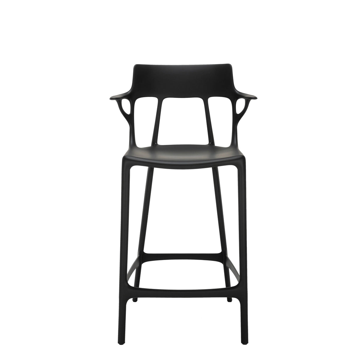 A.I. Bar Chair (Recycled) by Kartell #BLACK / 65 cm