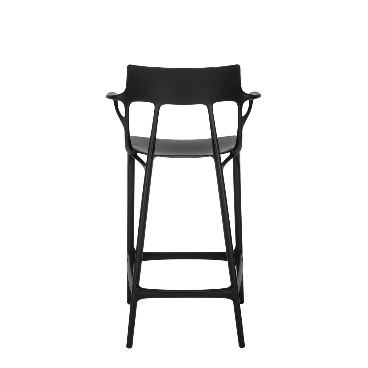 A.I. Bar Chair (Recycled) by Kartell #BLACK / 65 cm