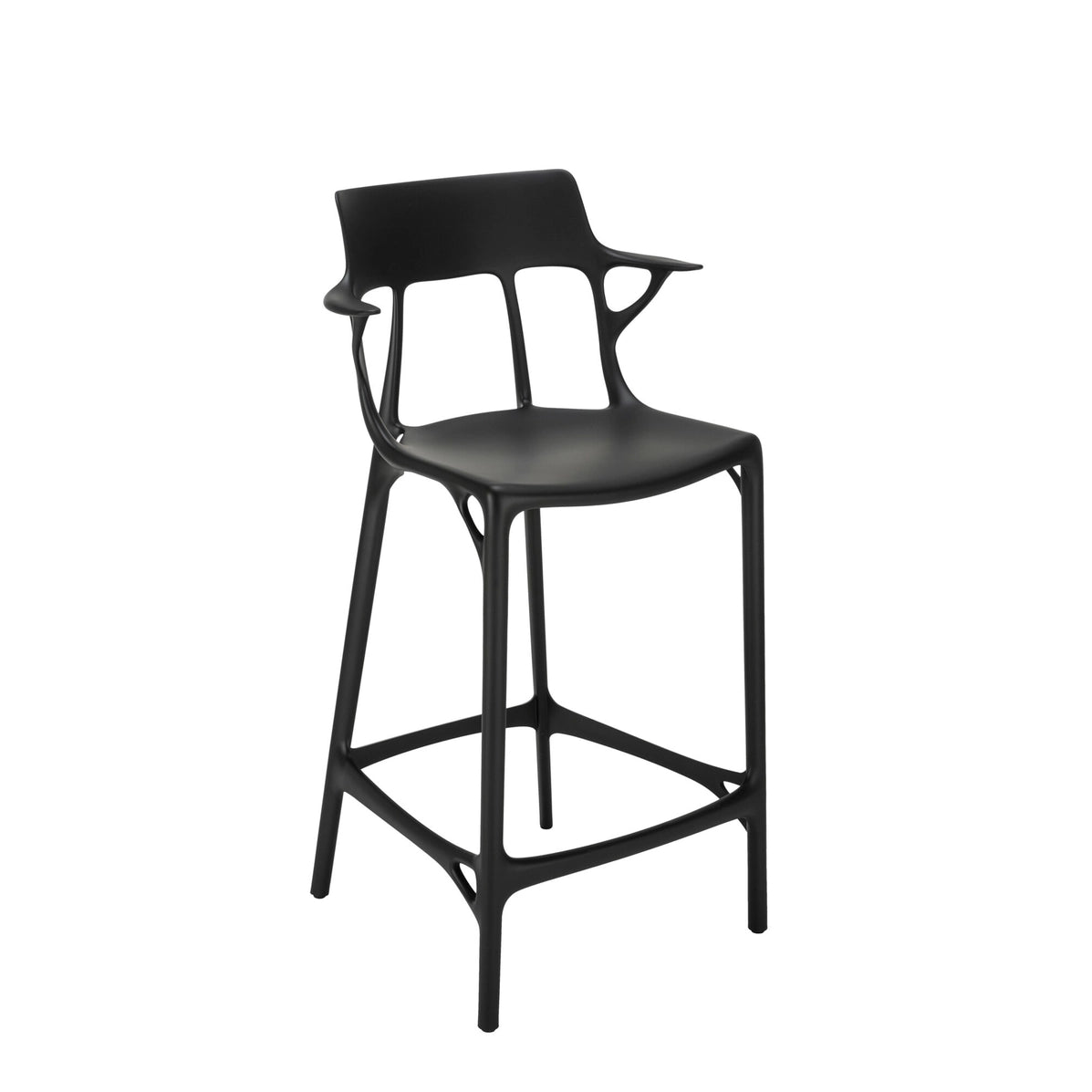 A.I. Bar Chair (Recycled) by Kartell #BLACK / 65 cm