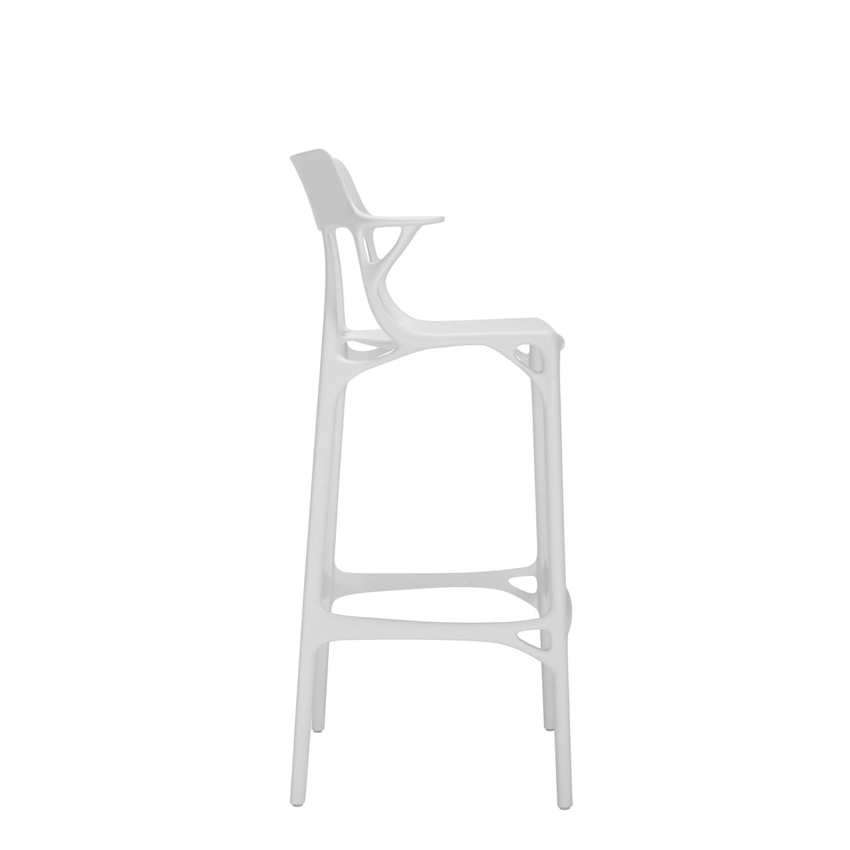 A.I. Bar Chair (Recycled) by Kartell #WHITE / 75 cm