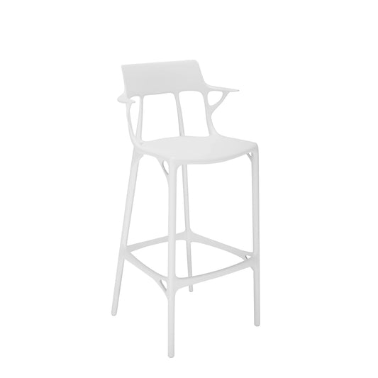 A.I. Bar Chair (Recycled) by Kartell #WHITE / 75 cm