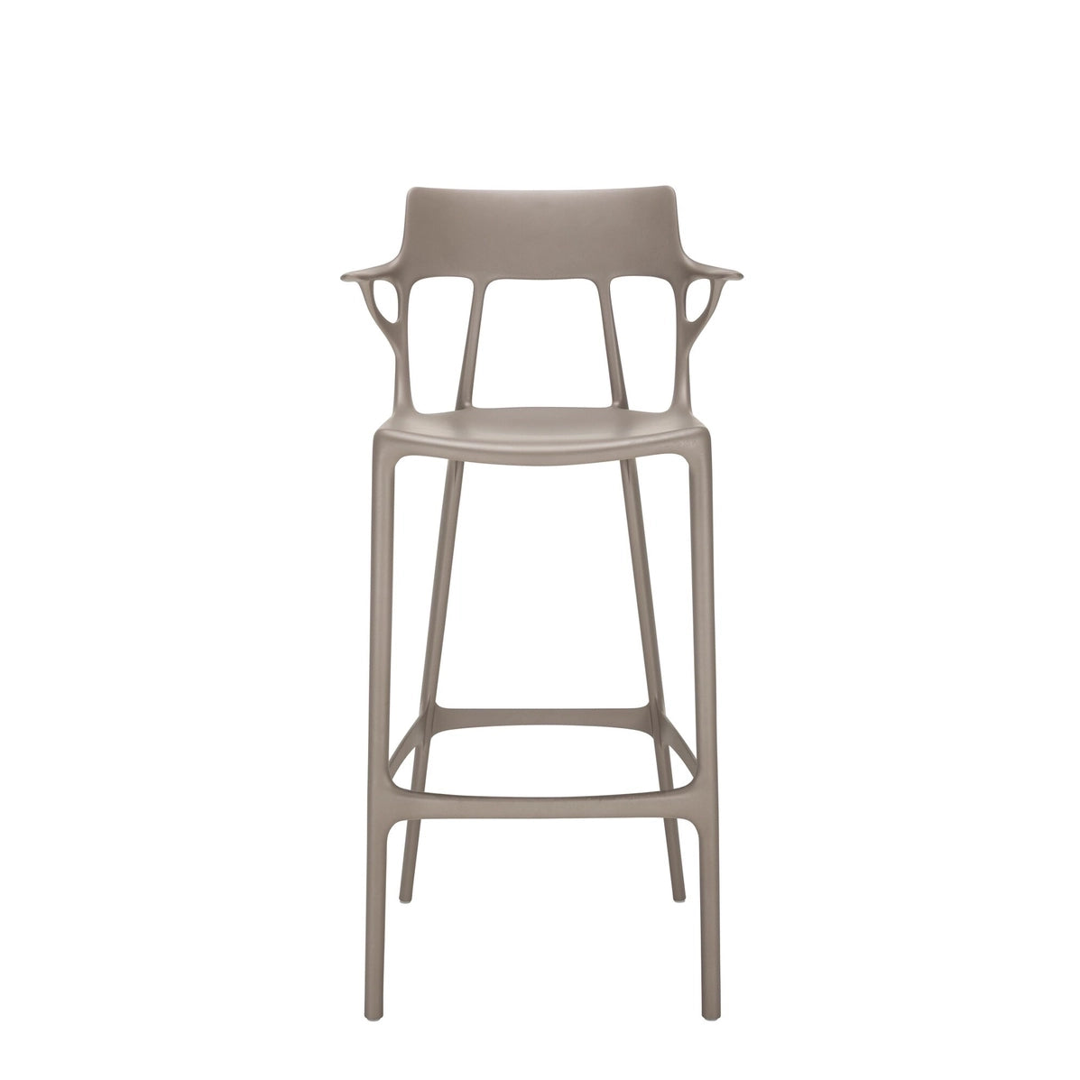 A.I. Bar Chair (Recycled) by Kartell #GREY / 75 cm