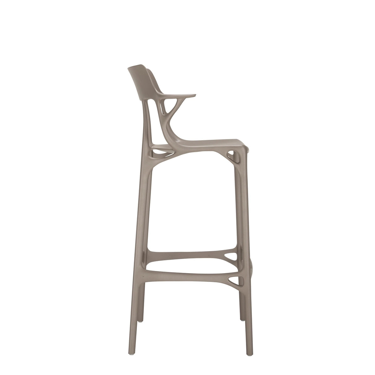 A.I. Bar Chair (Recycled) by Kartell #GREY / 75 cm