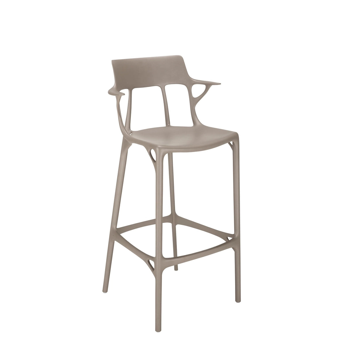 A.I. Bar Chair (Recycled) by Kartell #GREY / 75 cm