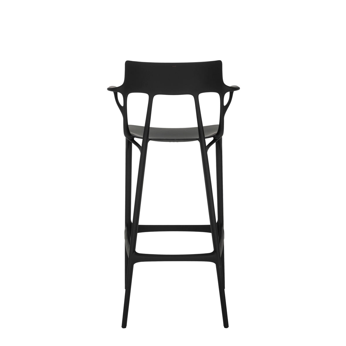 A.I. Bar Chair (Recycled) by Kartell #BLACK / 75 cm