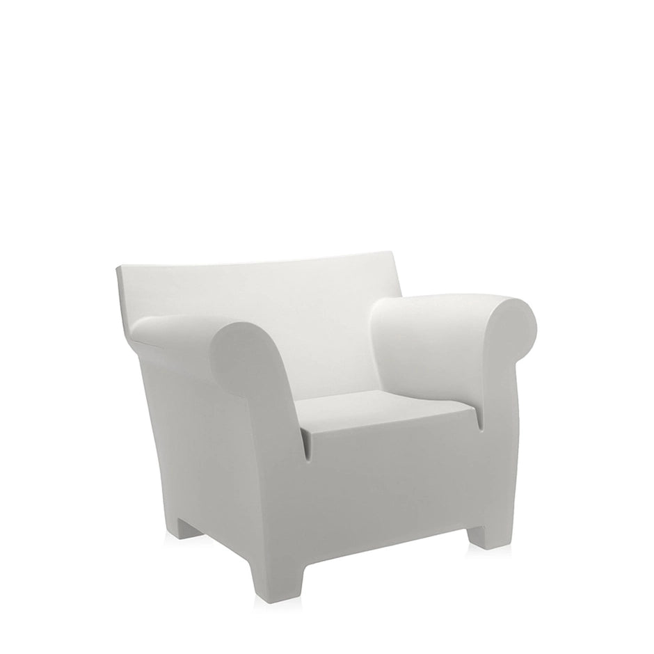 Bubble Club Armchair by Kartell #ZINC WHITE