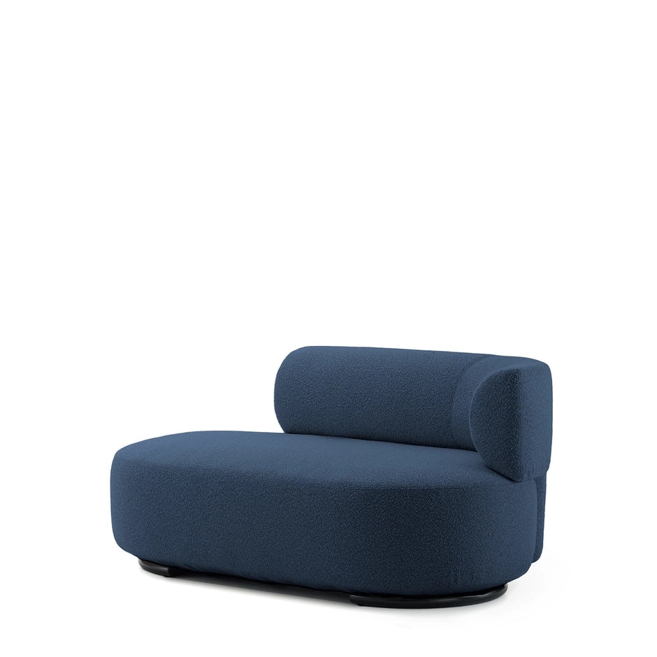 K-Wait Dormeuse Sofa by Kartell #BOUCLÈ / BLUE / RIGHT