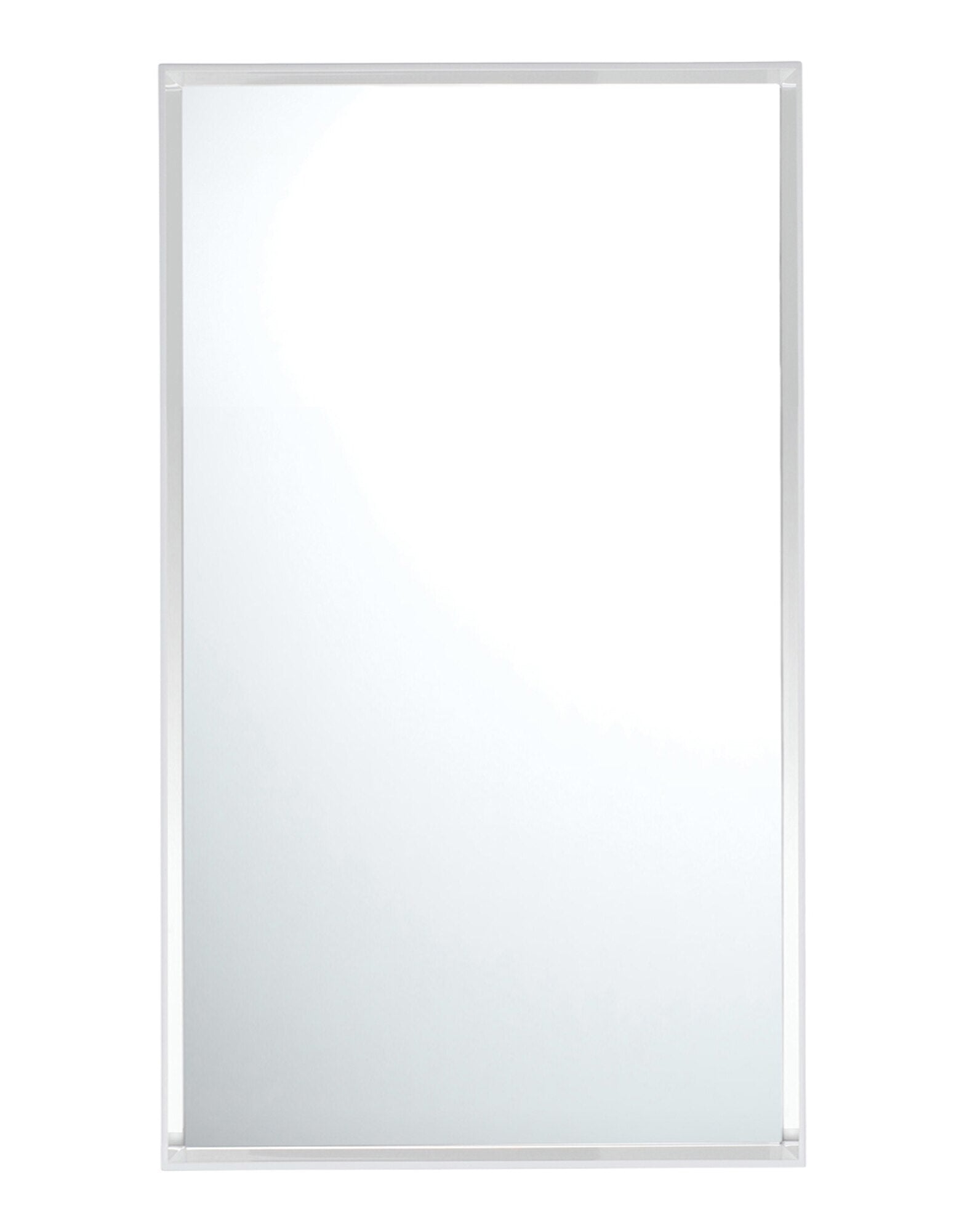 Only Me Wall Mirror by Kartell #GLOSSY WHITE/180 cm x 80 cm/