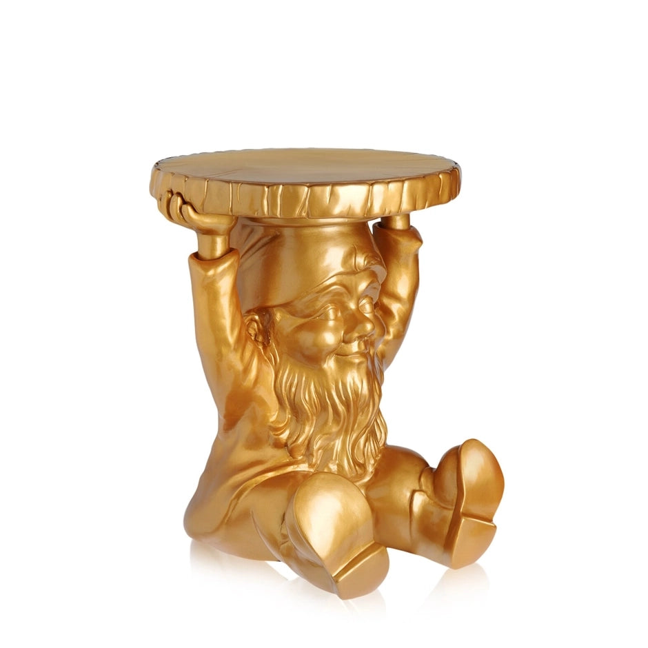 Attila Side Table by Kartell #Gold