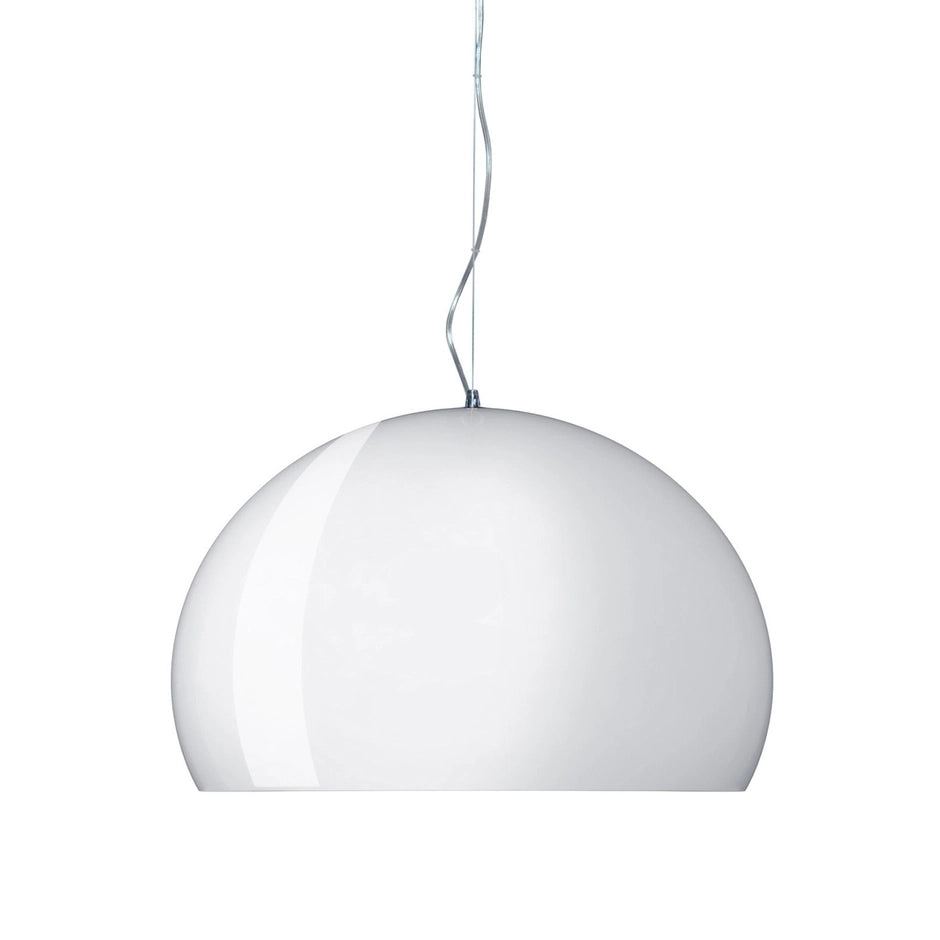 Fl/Y Pendant Lamp by Kartell #GLOSSY OPAQUE/WHITE