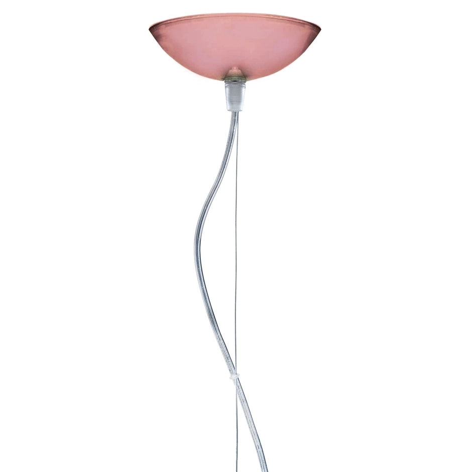 Fl/Y Pendant Lamp by Kartell #TRANSPARENT/BORDEAUX