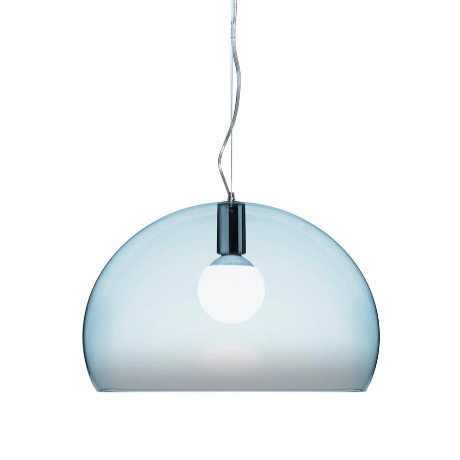 Fl/Y Pendant Lamp by Kartell #TRANSPARENT/CLOUD BLUE