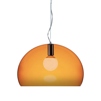 Fl/Y Pendant Lamp by Kartell #TRANSPARENT/ORANGE