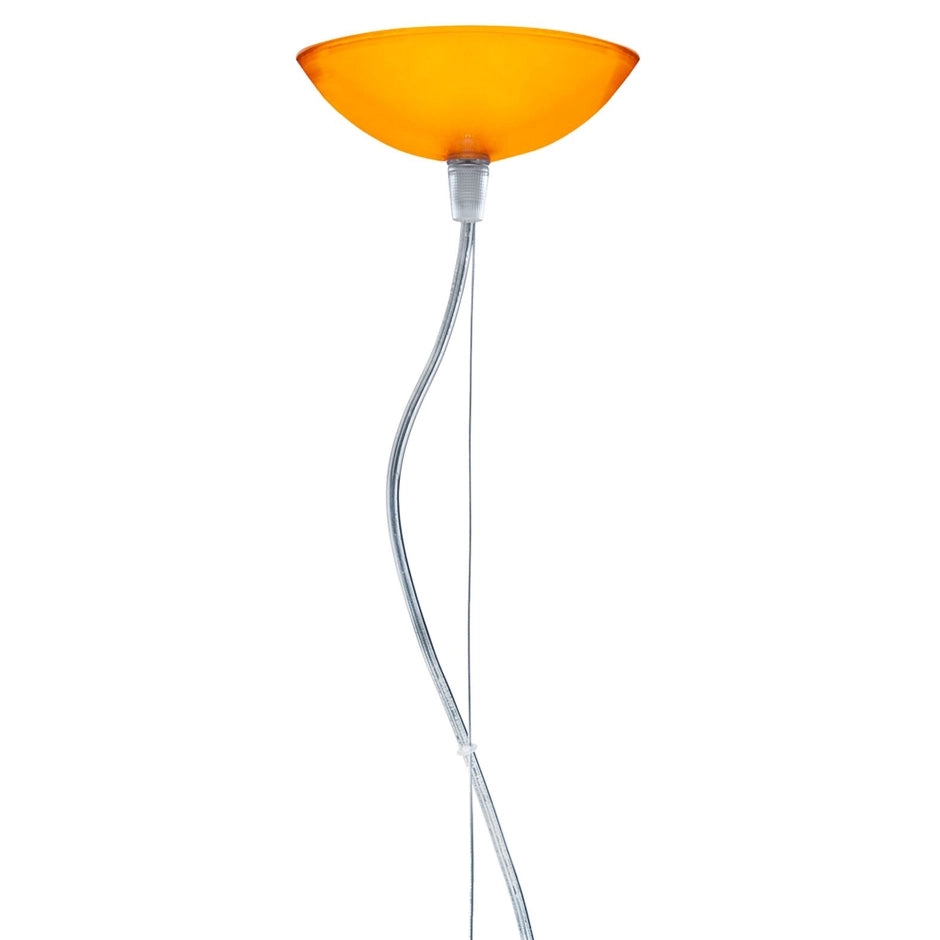 Fl/Y Pendant Lamp by Kartell #TRANSPARENT/ORANGE