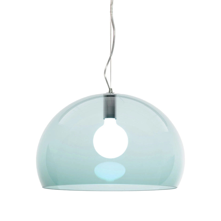 Fl/Y Pendant Lamp by Kartell #TRANSPARENT/PETROL