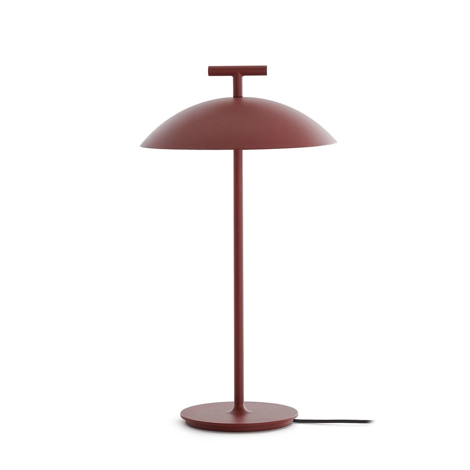 Mini Geen-A Table Lamp by Kartell #PLUG VERSION/BRICK RED