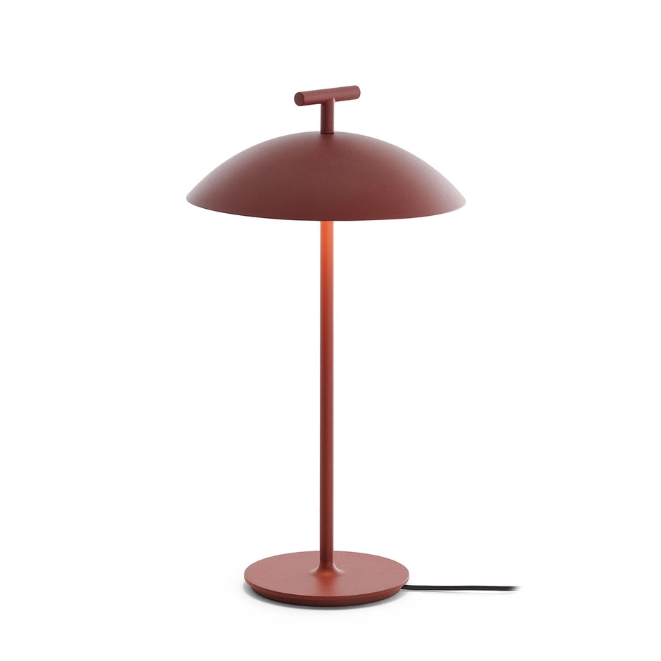 Mini Geen-A Table Lamp by Kartell #PLUG VERSION/BRICK RED