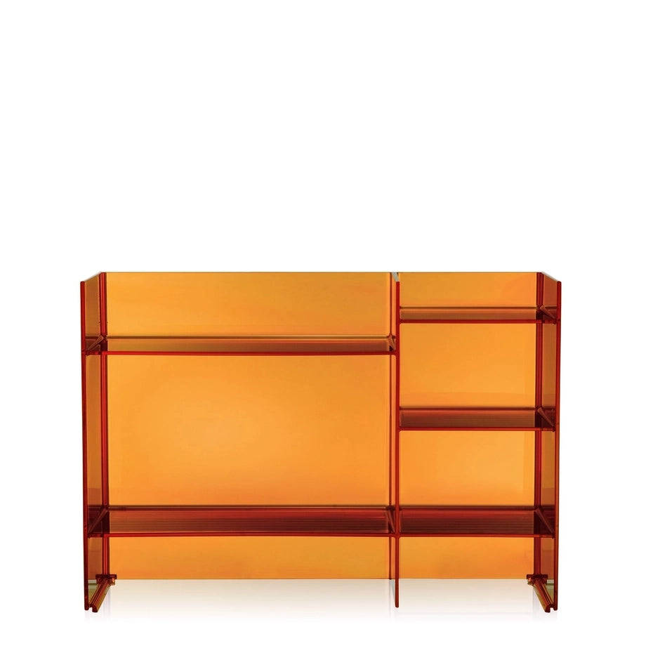 Sound-Rack multi-purpose shelving system by Kartell #AMBER